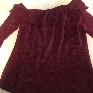 Off shoulder Lace blouse